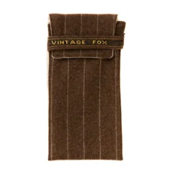 Fox Brothers X Mj: Spectacle Case "Fox Soft Case" Made Of Pure Wool