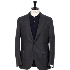 De Petrillo Gentry Flannel Suit Made Of Pure Wool By Drago - Handmade