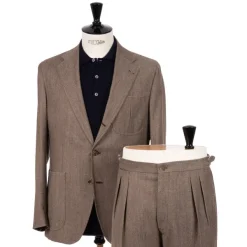 De Petrillo Gentry Sport Suit Made Of Cotton And Wool By Ferla - Handm