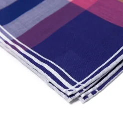 Simonnot-Godard Giverny Satin Pocket Square Made Of Pure Cotton