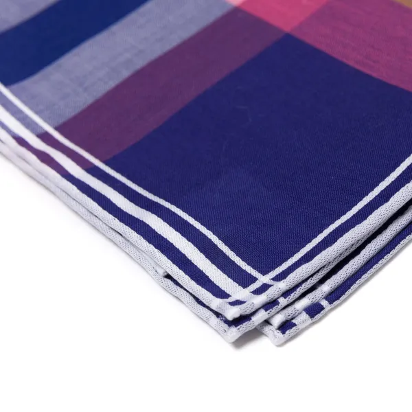 Simonnot-Godard Giverny Satin Pocket Square Made Of Pure Cotton