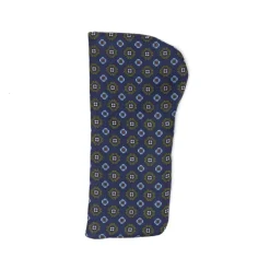 E. Marinella Glasses Case "Silk Case" Made Of Printed Silk - Purely Handcrafted