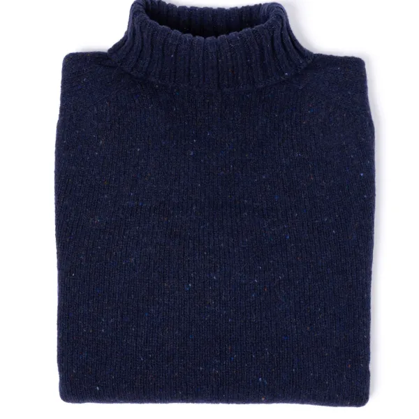 Glenugie X Mj: Pure Wool "Donegal Polo Jumper" Sweater - Supersoft Lam