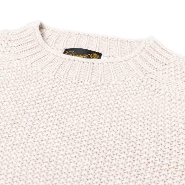 Glenugie X Mj: Pure Wool "Gstaad Vintage Ski" Sweater - 4 Ply Supersof