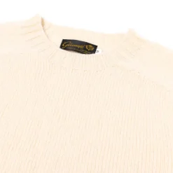 Glenugie X Mj: Pure Wool Round Jumper Sweater - Pure Soft Shetland