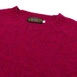 Glenugie X Mj: Pure Wool Round Jumper Sweater - Pure Soft Shetland