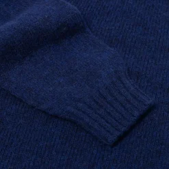 Glenugie X Mj: Pure Wool Round Jumper Sweater - Pure Soft Shetland