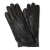 Thomas Riemer Wien Glove "Auerberg" Made Of Peccary Leather With Cashmere Lining - Hand S