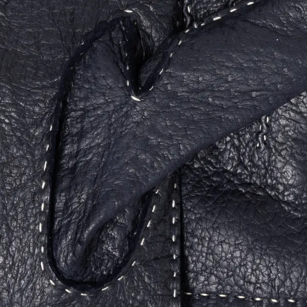 Thomas Riemer Wien Glove "Auersperg" Peccary Leather With Cashmere Lining - Hand Sewn