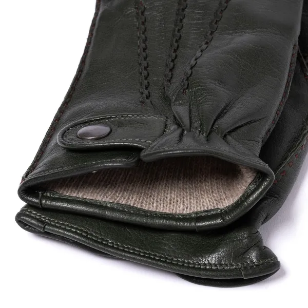 Thomas Riemer Wien Glove "Belvedere" From Hair Sheep Leather With Cashmere Lining - Hand
