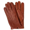 Thomas Riemer Wien Gloves "Auerberg" Made Of Peccary Leather With Cashmere Lining - Hand