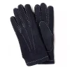 Thomas Riemer Wien Gloves "Baden" Made Of Calf Nubuck With Cashmere Lining - Hand Sewn