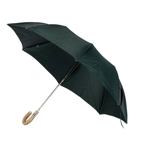 Maglia Green Telescopic Umbrella With Wooden Handle