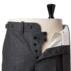 Cesare Attolini Grey Trousers 