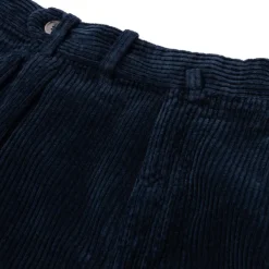 I Capresi X Mj: Cargo Pant "Vesuvio" In Washed Cotton Corduroy