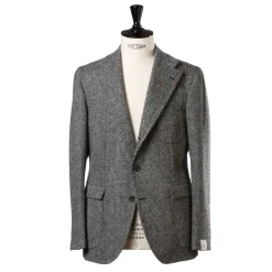 Orazio Luciano Jacket "Cool King" Made Of Original Harris Tweed - Purely Handcrafted