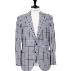 Cesare Attolini Jacket "Grande Finestra" Made Of Wool And Cashmere - Pure Handwork