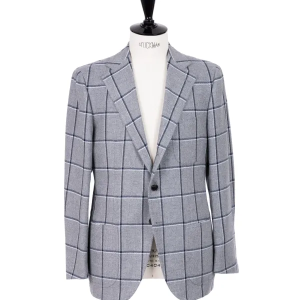 Cesare Attolini Jacket "Grande Finestra" Made Of Wool And Cashmere - Pure Handwork