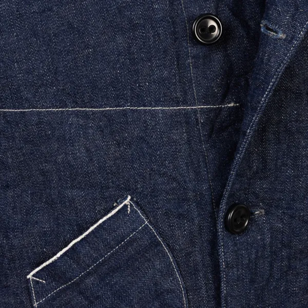 Coherence Jacket "Kees" In Japanese Selvedge Logger Denim