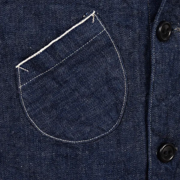 Coherence Jacket "Kees" In Japanese Selvedge Logger Denim