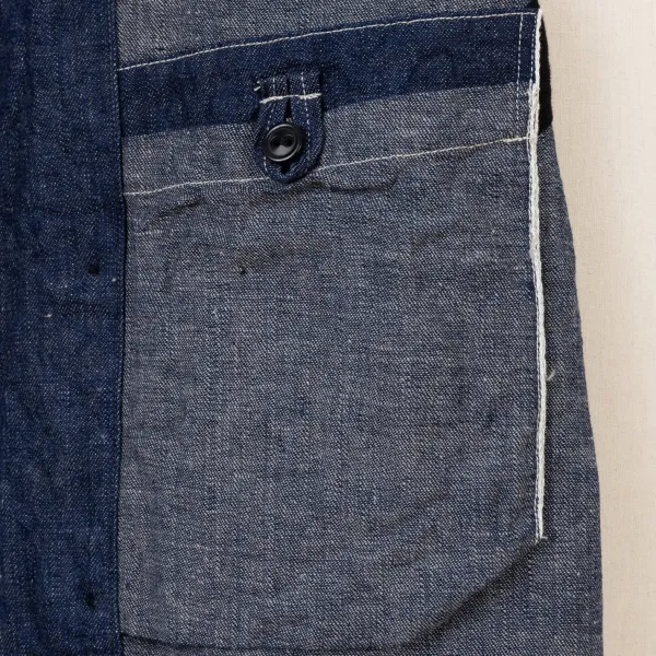Coherence Jacket "Kees" In Japanese Selvedge Logger Denim