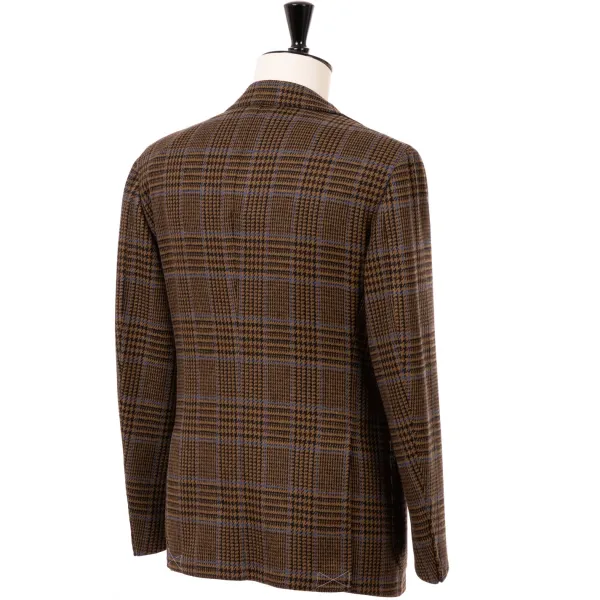 Cesare Attolini Jacket "Prince De Galles" Made Of Pure Merino Wool From Fox Brother'S