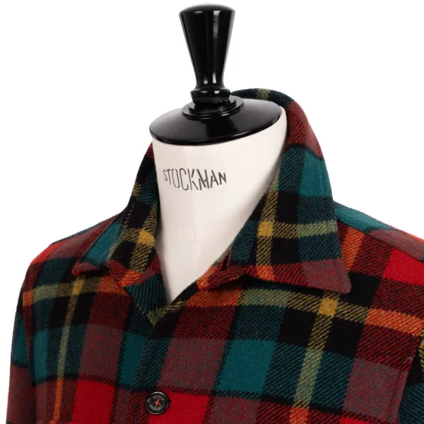Valstar Jacket "Steve Overshirt" In Plaid Wool Flannel