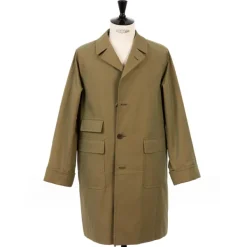 Coherence Japanese Cotton Gabardine "Corb Ii" Coat