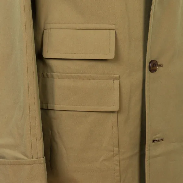 Coherence Japanese Cotton Gabardine "Corb Ii" Coat
