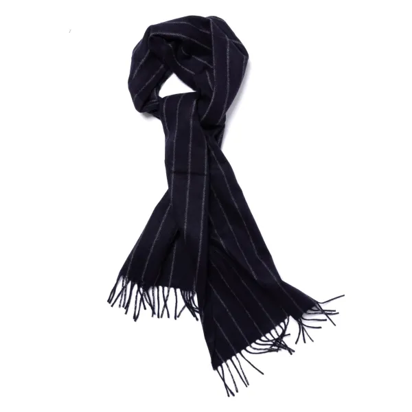 Joshua Ellis X Mj: New Jermyn Stripe Plaid Scarf In Pure Scottish Cash