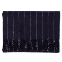 Joshua Ellis X Mj: New Jermyn Stripe Plaid Scarf In Pure Scottish Cash