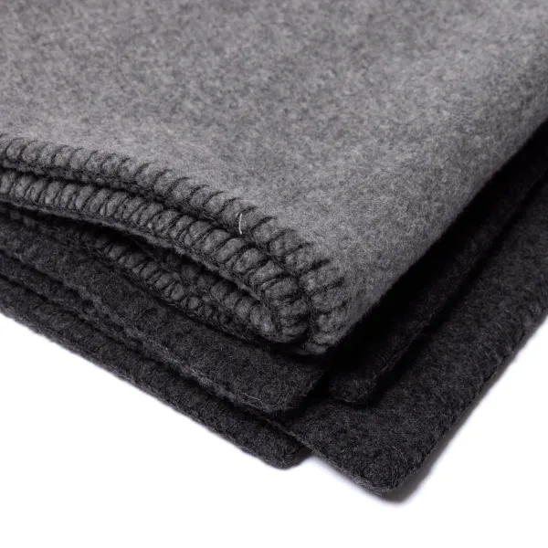 Joshua Ellis X Mj: Pure Scottish Lambswool "Doubleface Throw" Blanket