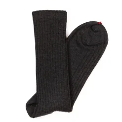 Sozzi Knee Sock "Luxury Rib" Made Of Cashmere And Silk