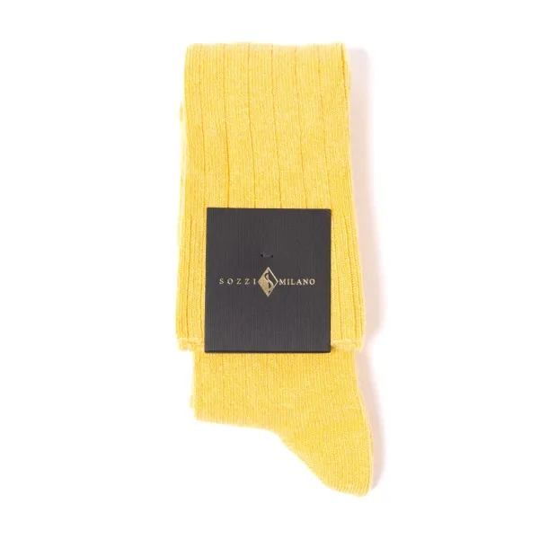 Sozzi Knee Sock "Wide Rib" From A Cashmere Blend
