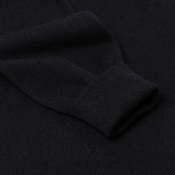 William Lockie Knitted Polo "Oxton Sportshirt" In Fine Scottish 1 Ply Cashmere