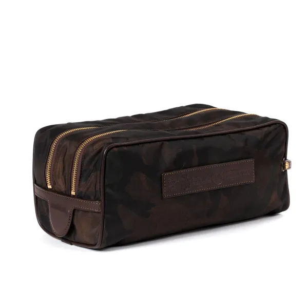 Felisi Large Toilet Bag "Luxury Beauty" Made Of Nylon And Saddle Leath