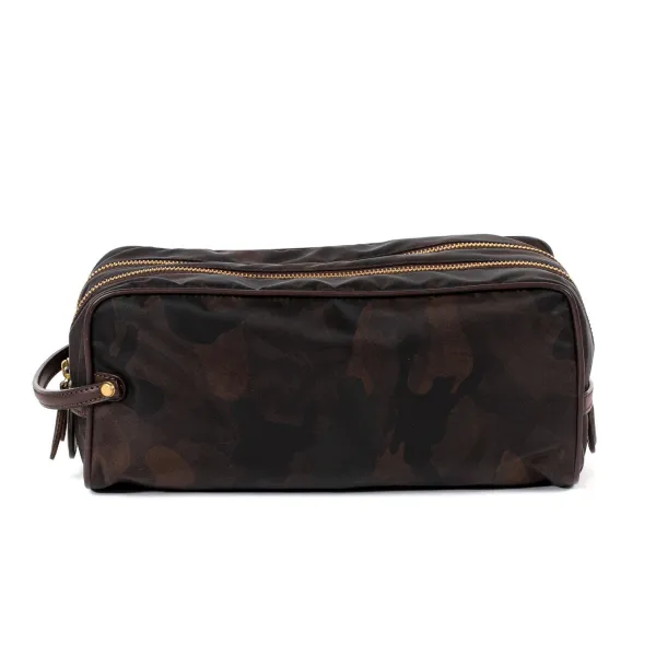 Felisi Large Toilet Bag "Luxury Beauty" Made Of Nylon And Saddle Leath