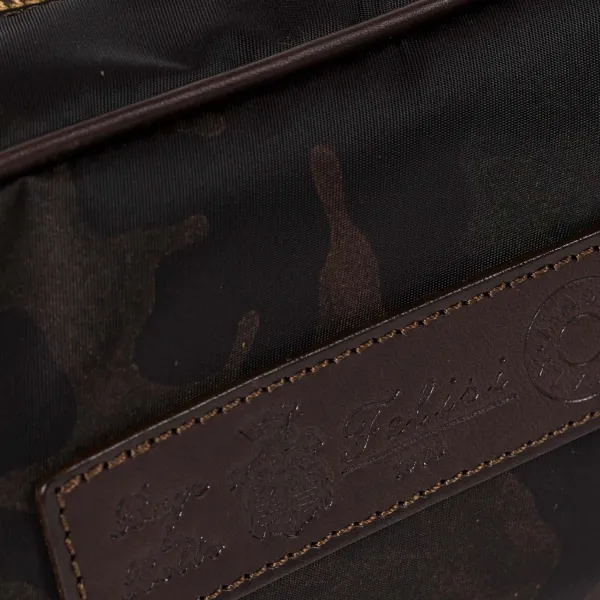 Felisi Large Toilet Bag "Luxury Beauty" Made Of Nylon And Saddle Leath