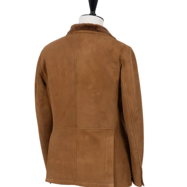 Rifugio Leather Jacket "New Fur Blazer" From Grown Lambskin - Handmade