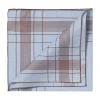 Simonnot-Godard Light Blue Patterned Cotton Handkerchief