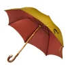 Maglia Light Green Umbrella With Light Pink Dots And Handle Made Of Chestnut Wood