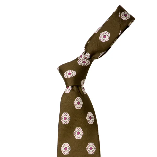 E. Marinella Limited Edition - Patterned Tie "Archivio 1971"