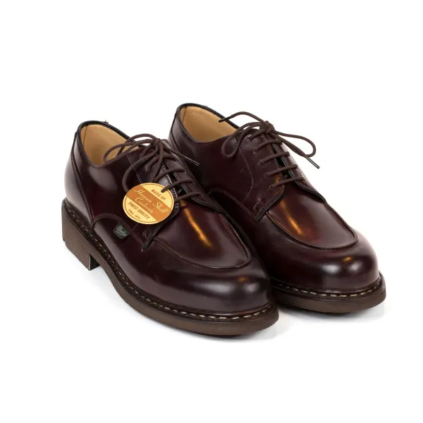 Paraboot Limited Edition: Brown Derby "Chambord" Made From Original Shell Cordo