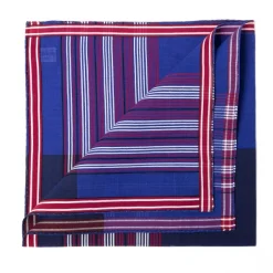 Simonnot-Godard Limited Edition: Handkerchief "Vintage Shetland 1960" Made Of Pure Cot
