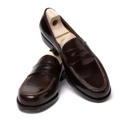 Saint Crispin's Limited Edition: Loafer "American Casual Penny" Made Of Original Horwe