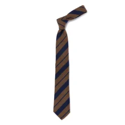 Cesare Attolini Limited Edition: Tie "Multipla Strisce" Of Pure Cashmere - Handrolled