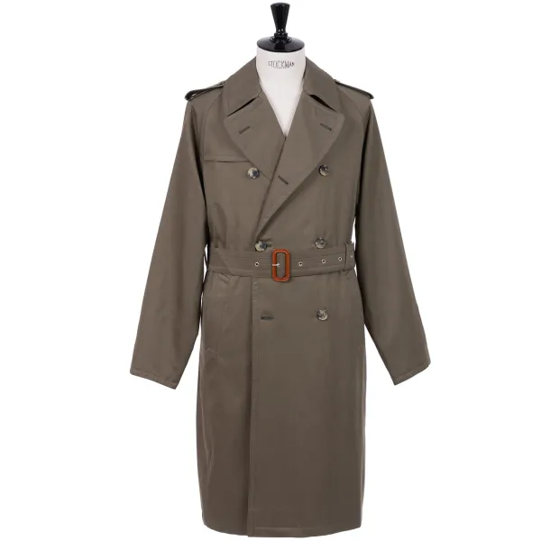 Justo Gimeno Limited Edition X Mj: Coat "Hemingway Trench Coat" In Pure Cotton