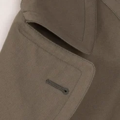 Justo Gimeno Limited Edition X Mj: Coat "Hemingway Trench Coat" In Pure Cotton