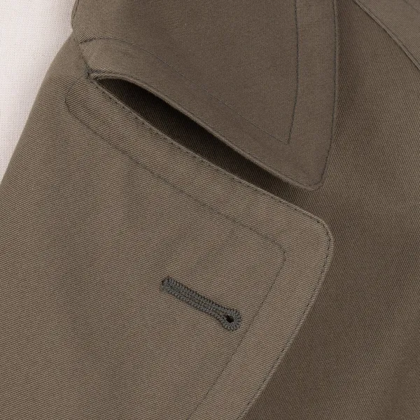 Justo Gimeno Limited Edition X Mj: Coat "Hemingway Trench Coat" In Pure Cotton