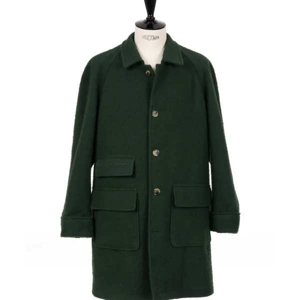 Justo Gimeno Limited Edition X Mj: Coat "Maremmano Raglan Coat" Made Of O